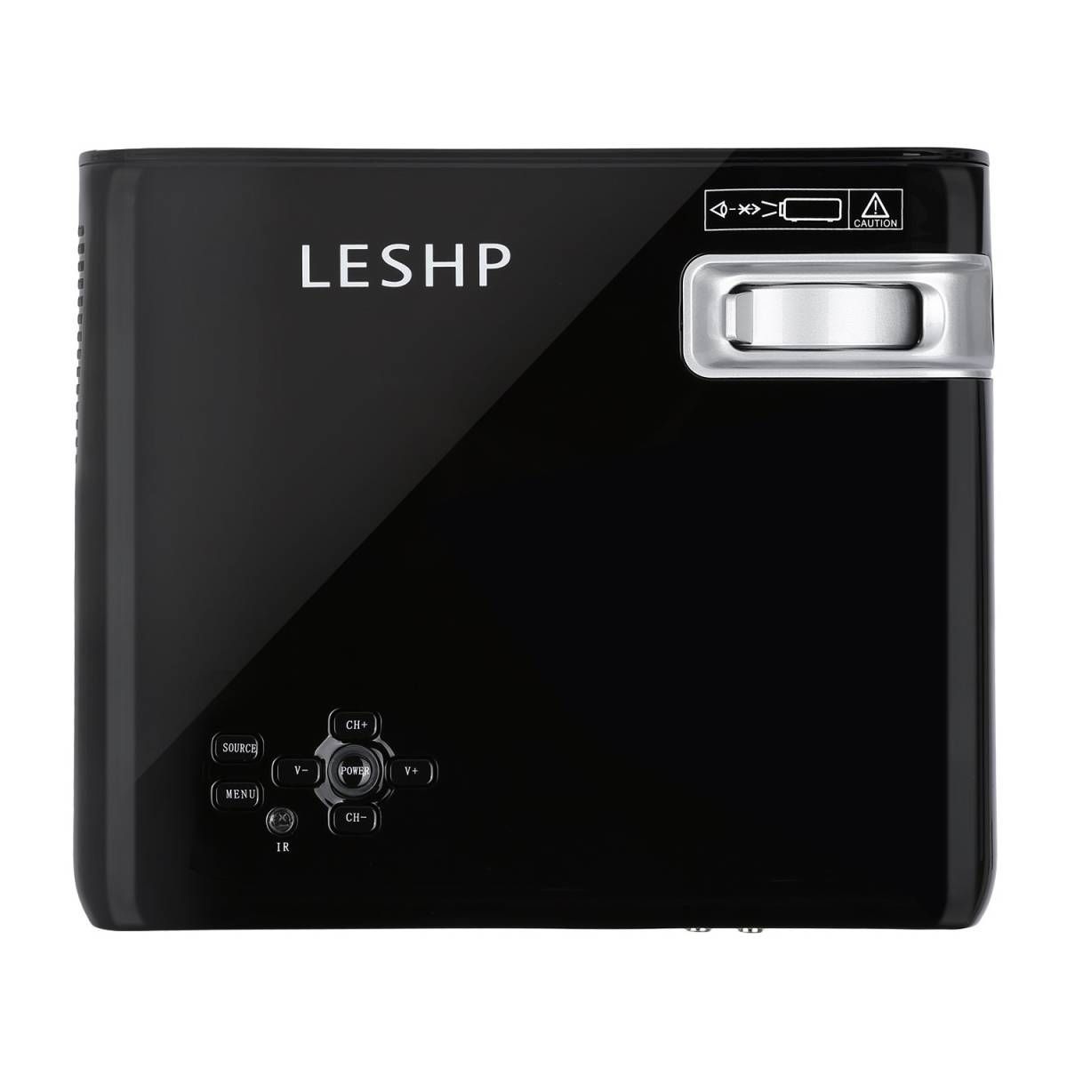 KWTT 【新品・送料無料】LESHP LED プロジェクター 1080P HD 800*480高