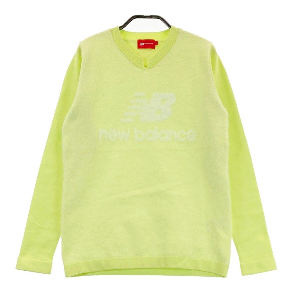 サイズ 1 NEW BALANCE GOLF ニューバランス 2025年モデル 長袖ニットセーター イエロー系 240101423782 ゴルフウェア レディース ストスト