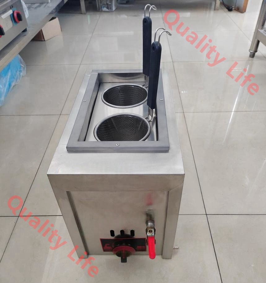 ガス 茹で麺機 ゆで麺器 卓上型 ゆで麺機 テボ2点付き LPガス式 厨房 業務 飲食 店舗 WWW_KANDAIZUMI_COM