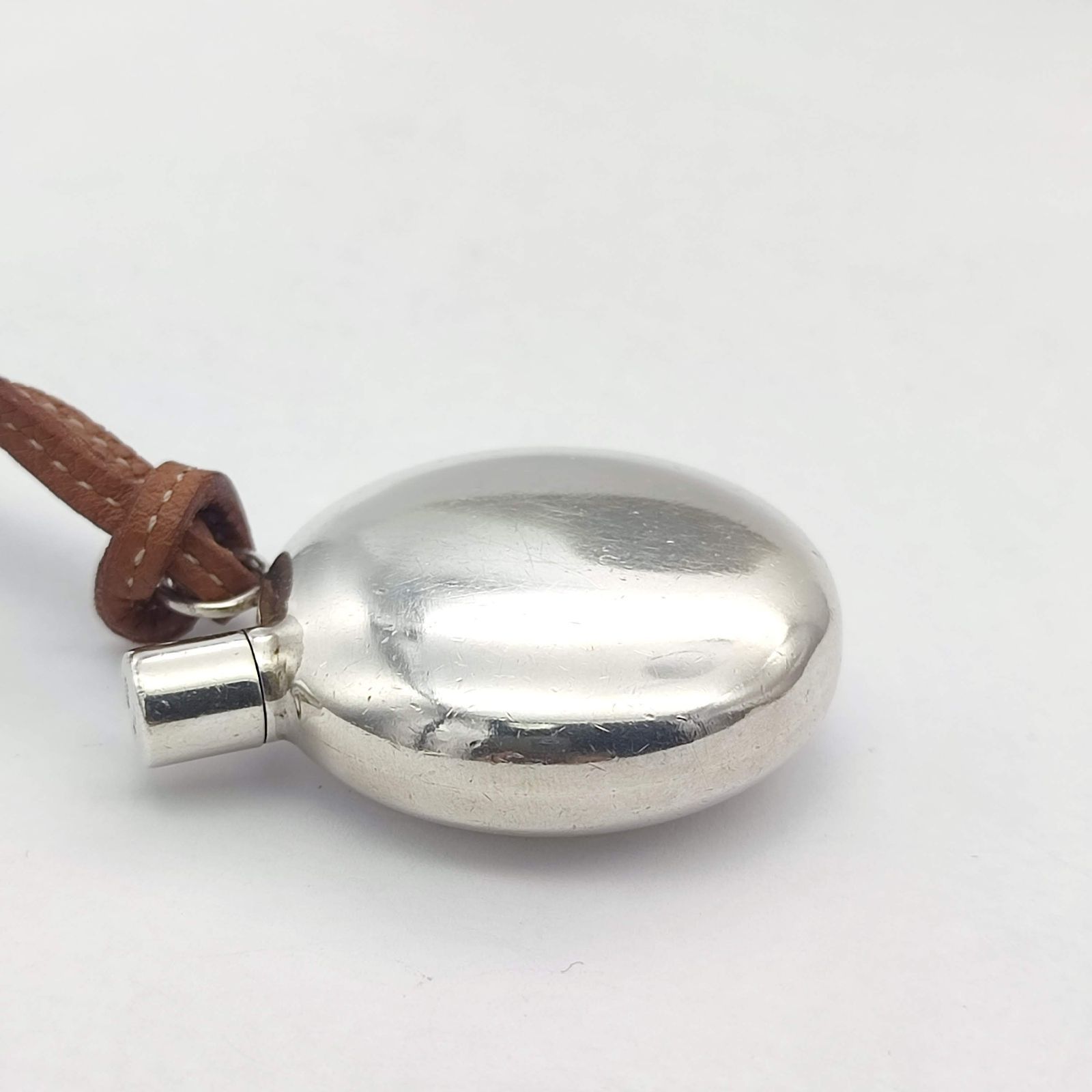 美品】HERMES エルメス パフュームボトルネックレス シルバー925 