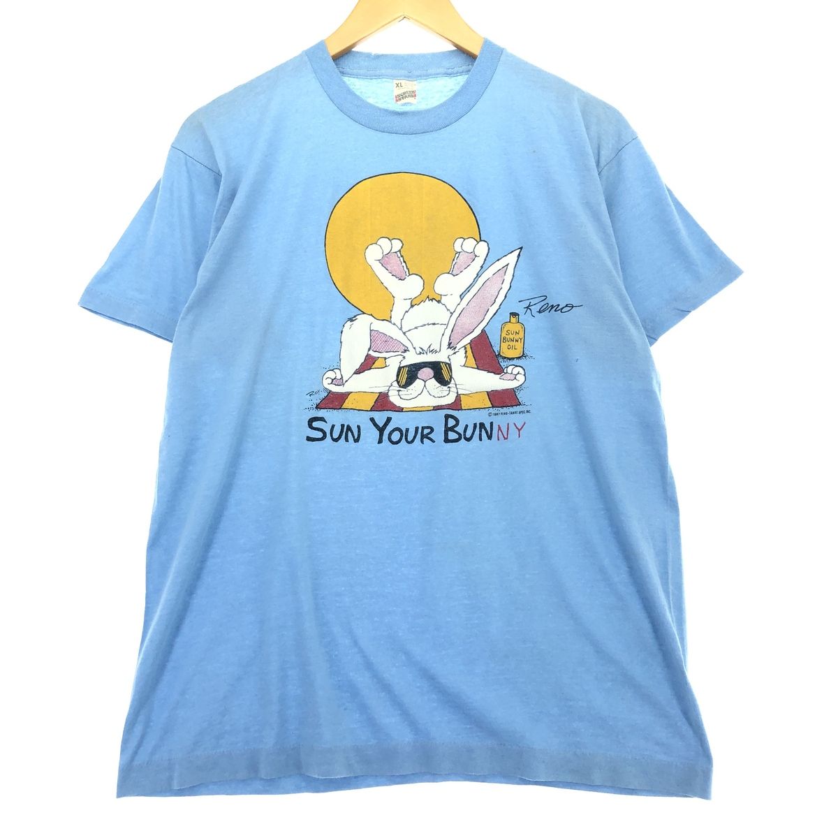古着 80年代 スクリーンスターズ SCREEN STARS プリントTシャツ USA製 メンズXL相当 ヴィンテージ/eaa461520