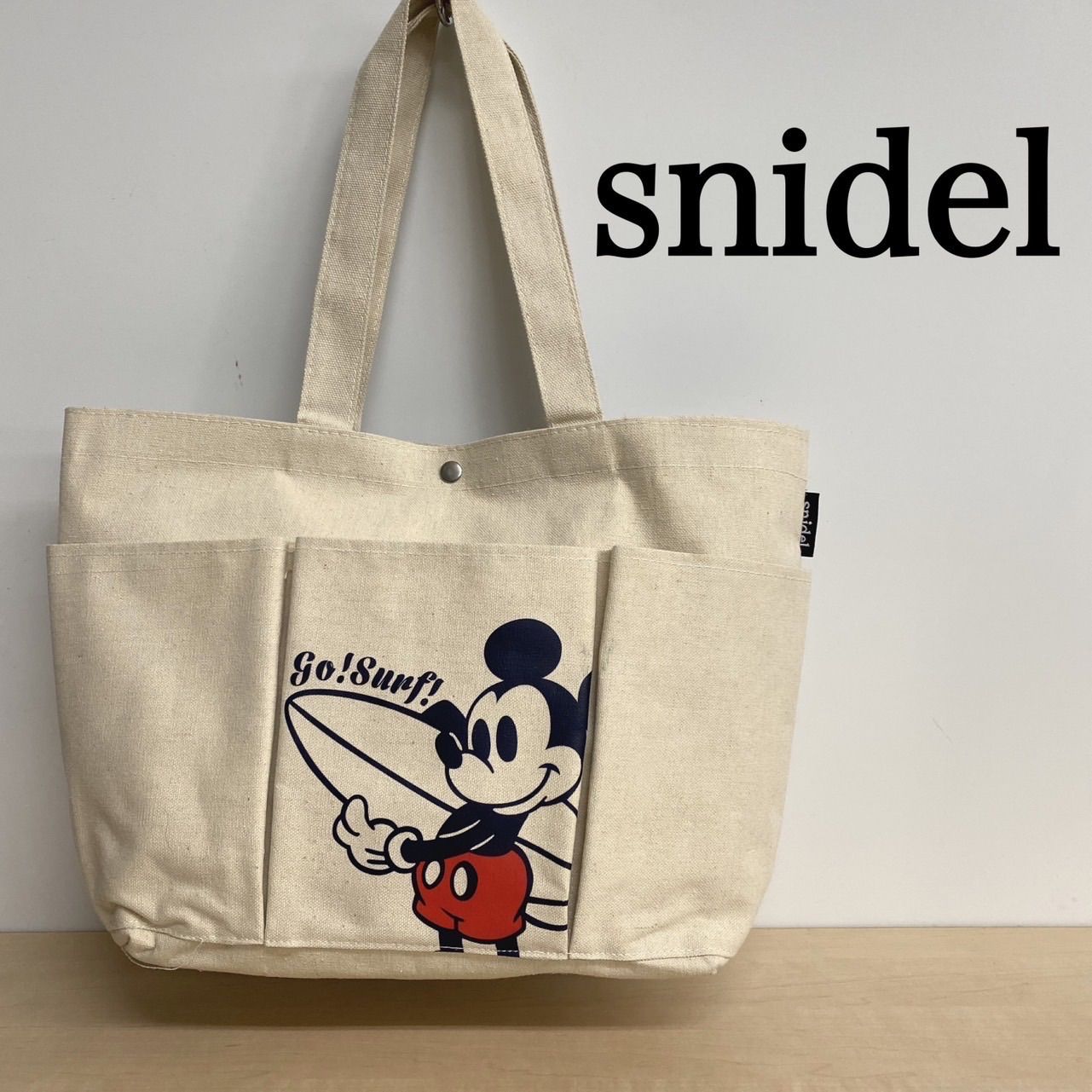 snidel スナイデル 帆布 キャンバス トートバッグ B200 - メルカリ