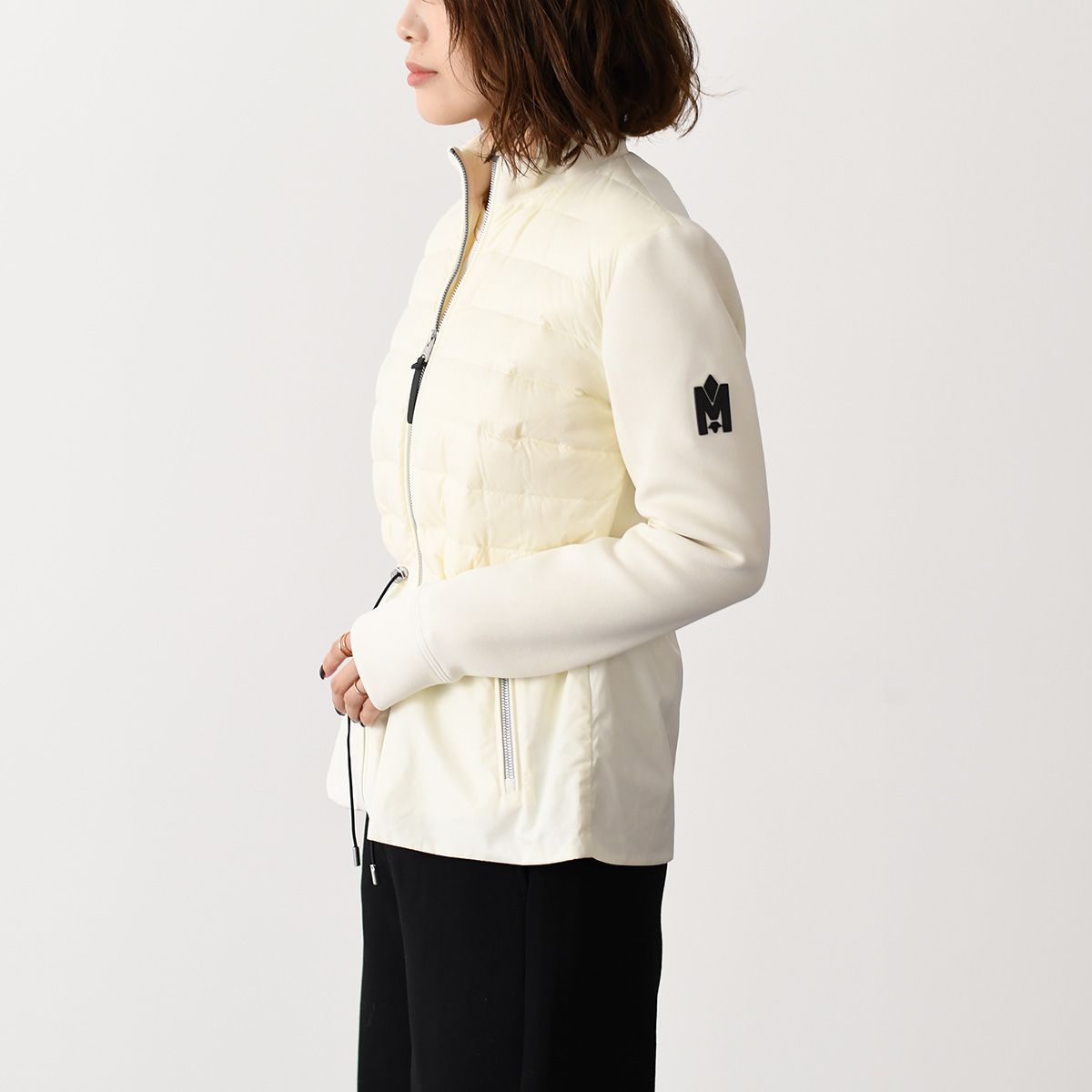 マッカージュ Mackage ダウンジャケット JOYCE-Z ペプラム ホワイト
