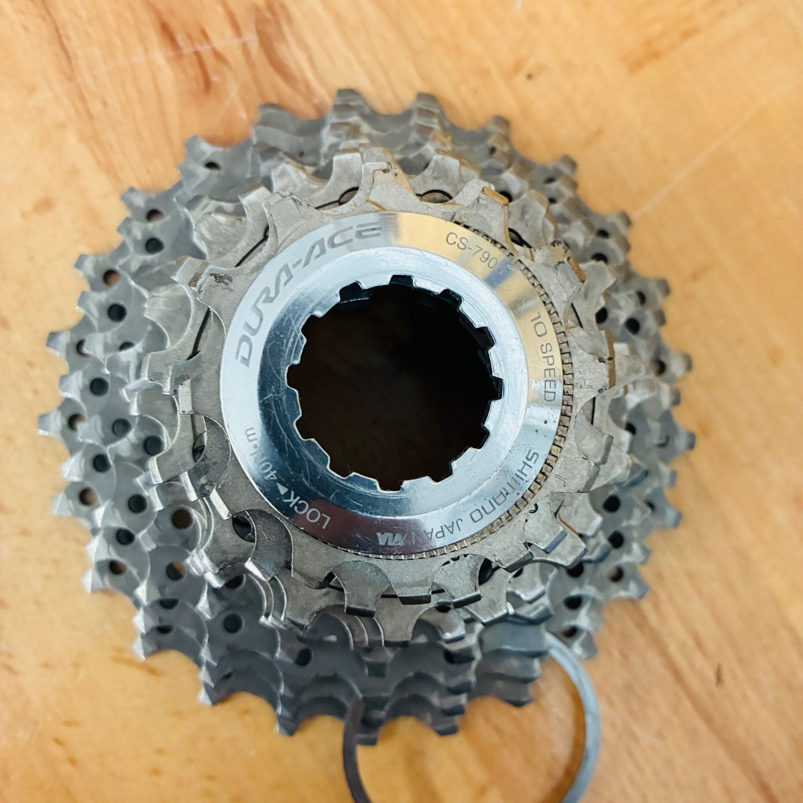 デュラエース CS-7900 12-25T 10S DURA-ACE カセット スプロケット SHIMANO 1mmスペーサー付 シマノ10速 超軽量 チタン 洗浄済