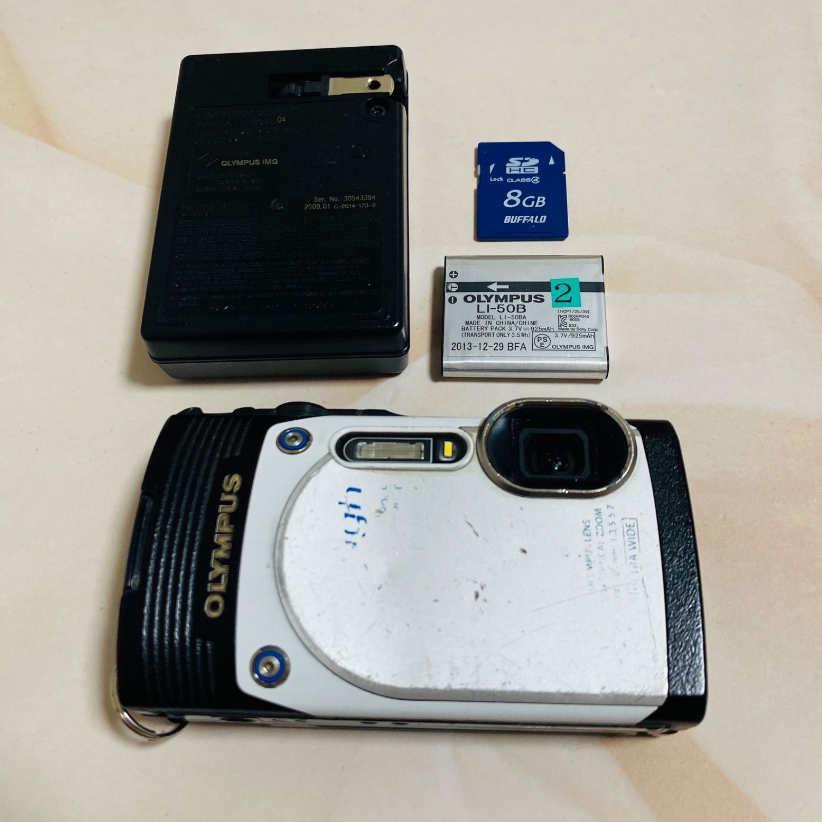 防水】OLYMPUS オリンパス TG TG-850 TOUGH WHITE - メルカリ