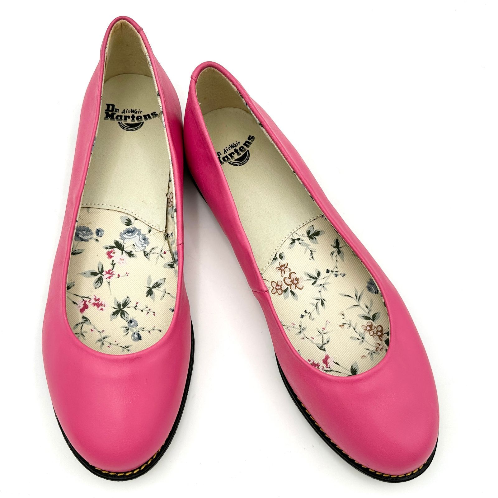 【入荷極小！新作】★新品級★ドクターマーチン MARIE フラットシューズ ピンク 1426T 高齢者向け