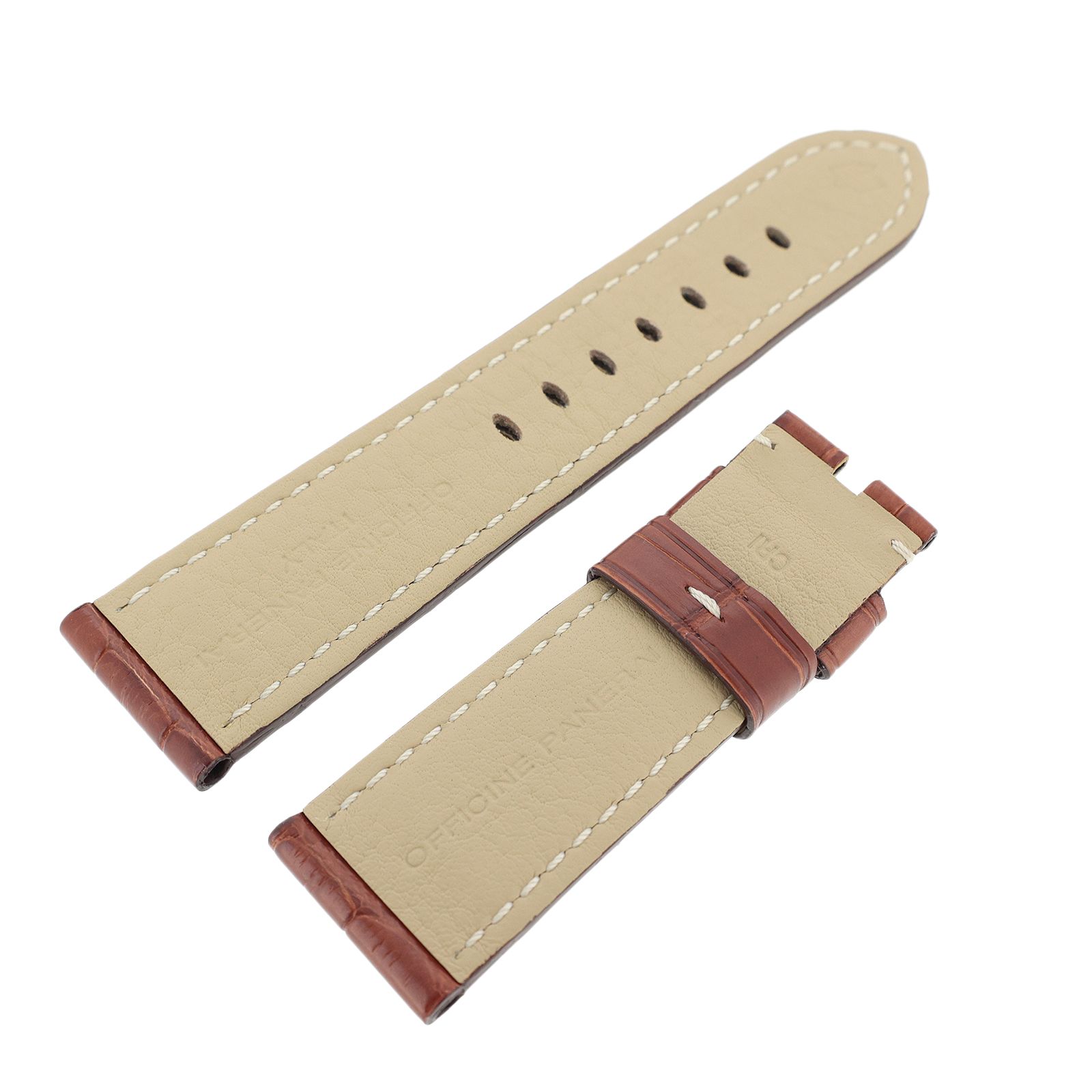 未使用 保管品 パネライ 純正 レザーベルト 24mm 尾錠用 メンズ 時計