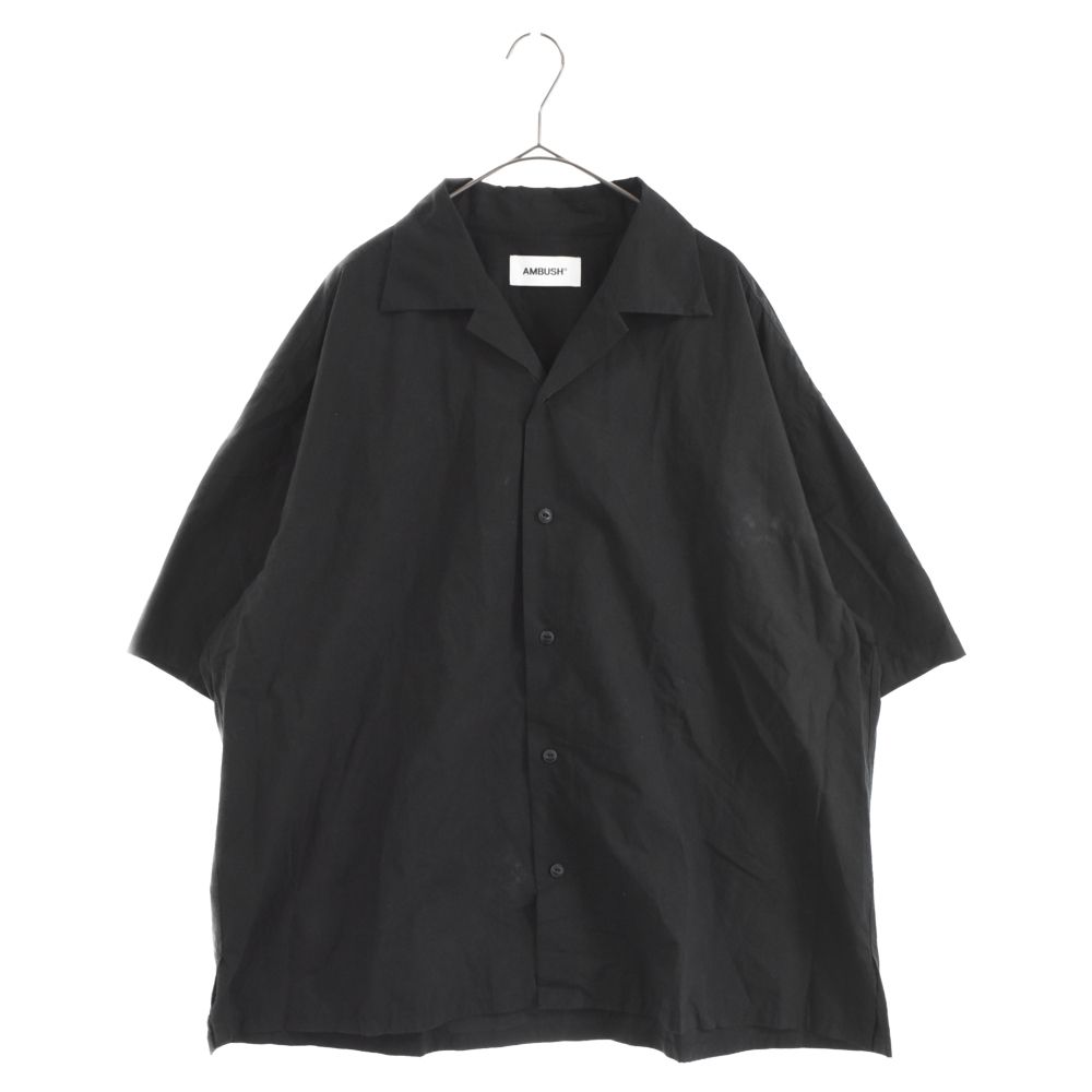 AMBUSH (アンブッシュ) 21SS Back Logo Over Shirt 12113309 バックロゴプリント オーバーサイズ半袖シャツ  ブラック - メルカリ