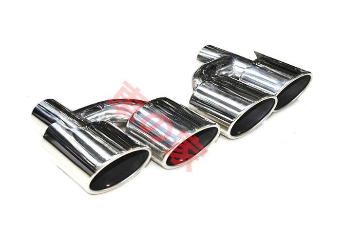 メルセデス ベンツ Cクラス W204 C180C200C260C300 マフラーカッター テールパイプ デュアル4本出し C63AMGルック 外装 排気管