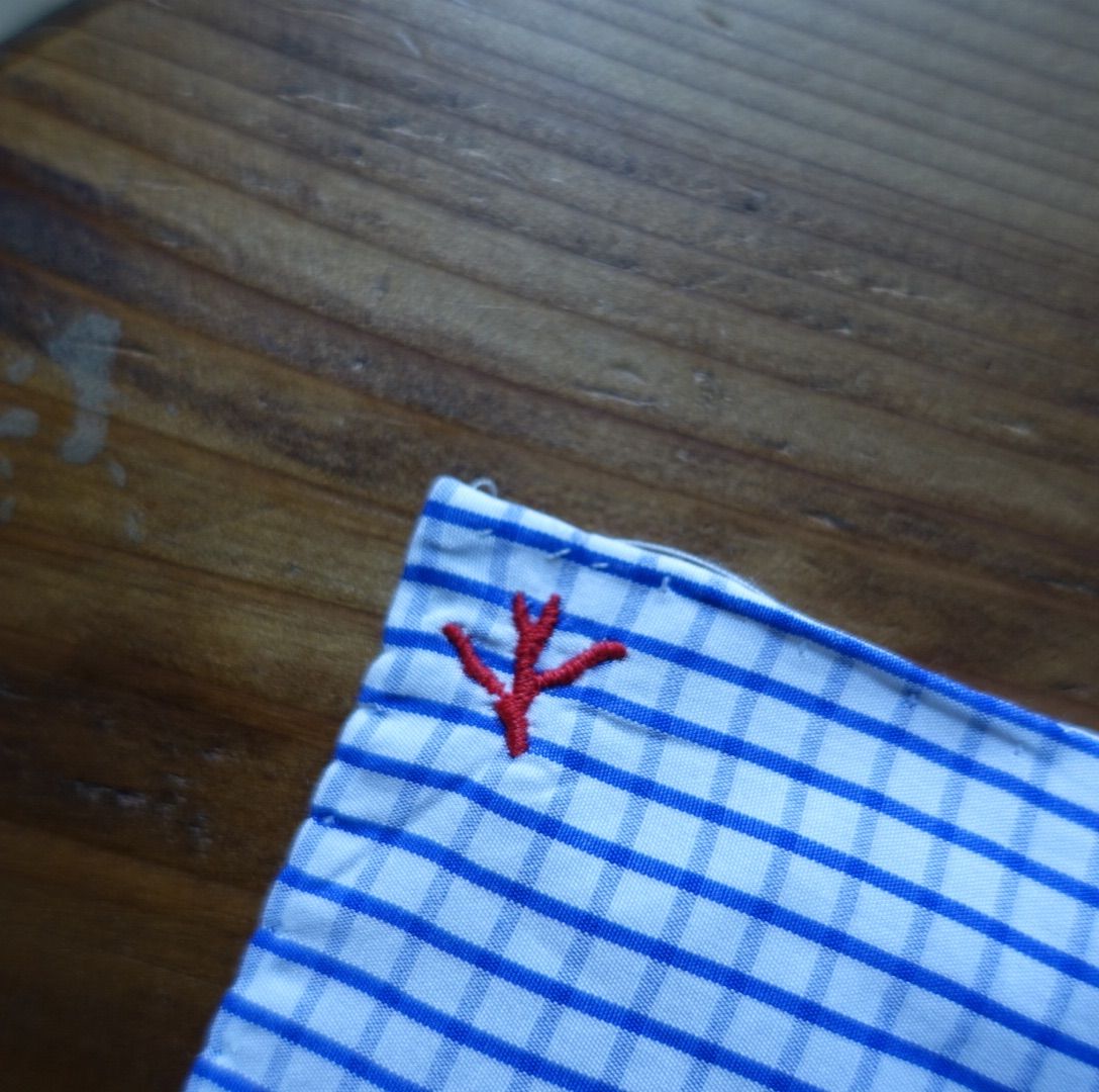 イザイア ナポリ コットン ポケットチーフ / kiton キートン アットリーニ サルト サルトリア