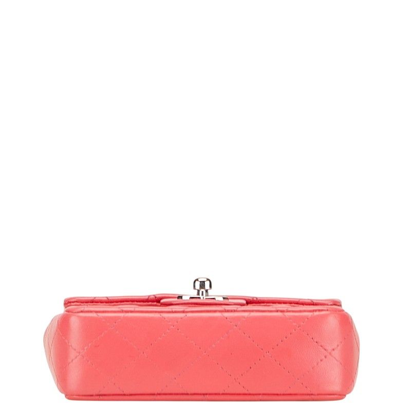 希少❤️シャネル￼⭐️ラムスキン マトラッセ ココマ-ク 折り財布 ブラック&ピンク 良品】CHANEL シャネル マトラッセ ココマーク ニつ折り財布