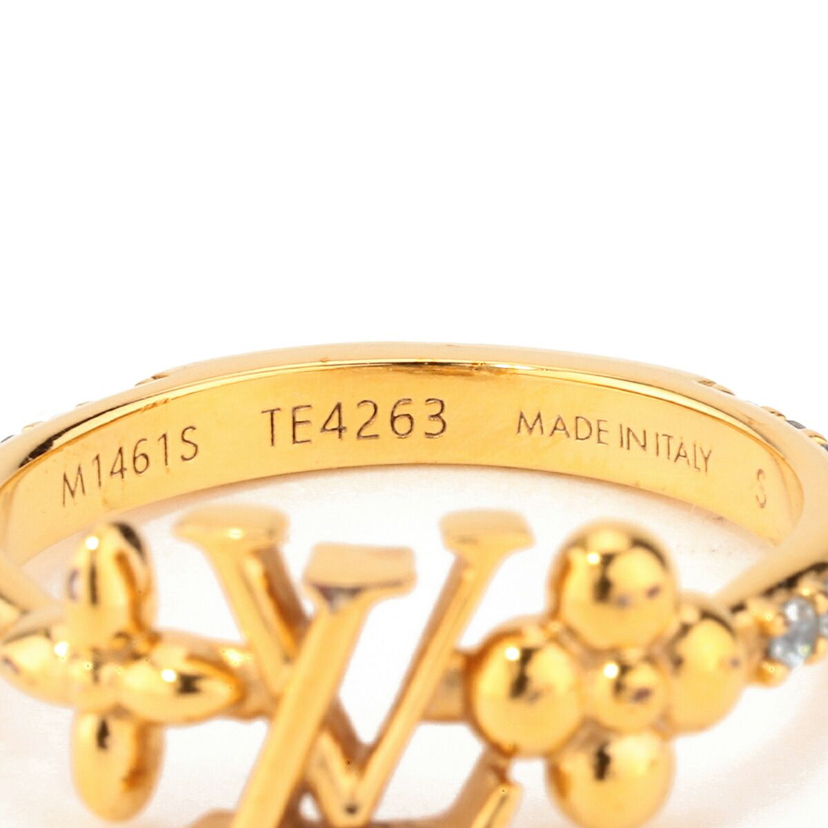 新品 ルイヴィトン Louis Vuitton リング RING LV ICONIC ゴールド