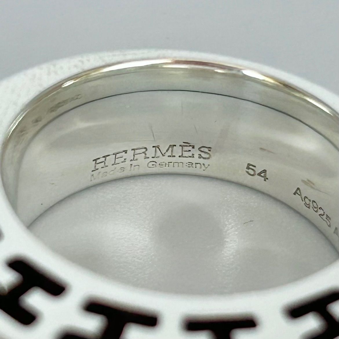 美品】HERMES エルメス クラルテ リング Ag925 54 14号 - メルカリ