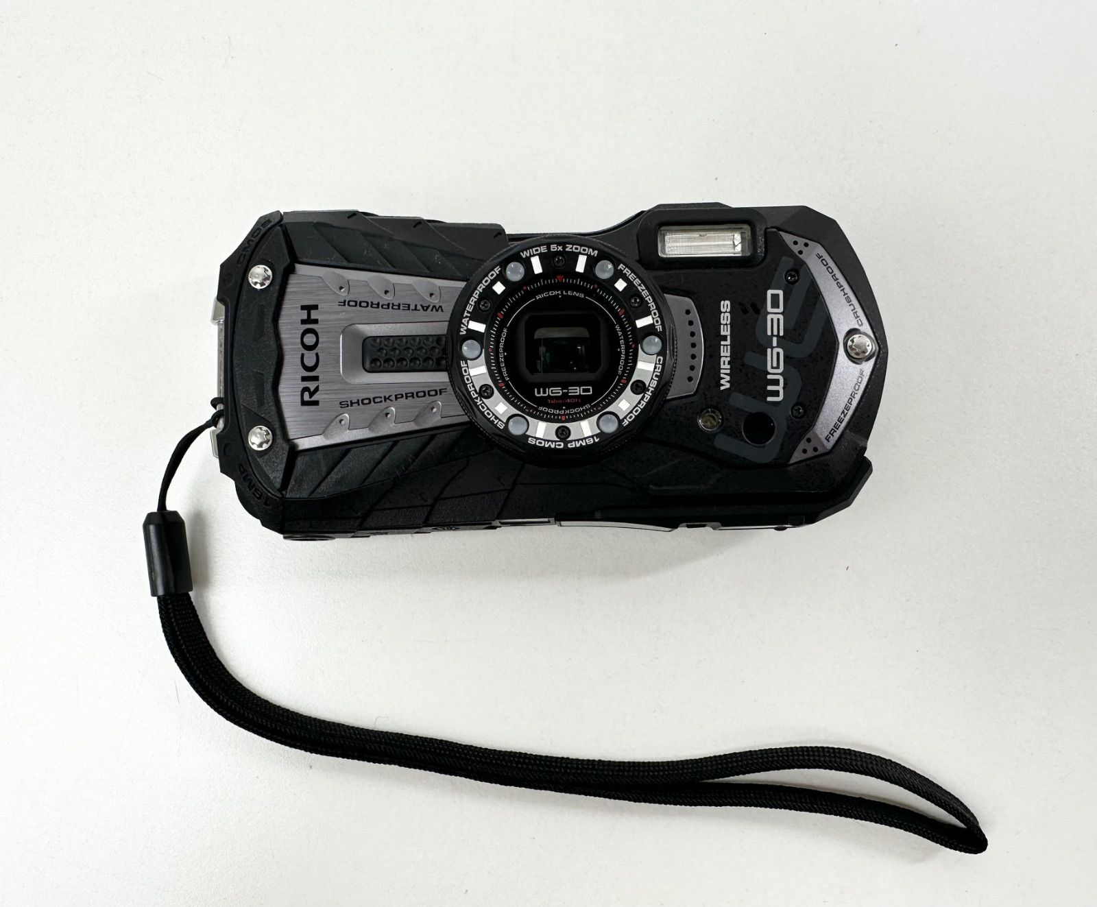 リコー　RICOH WG-30 ブラック　中古動作品　難あり　デジカメ Amazon | RICOH デジタルカメラ エボニーブラック 防水12m耐