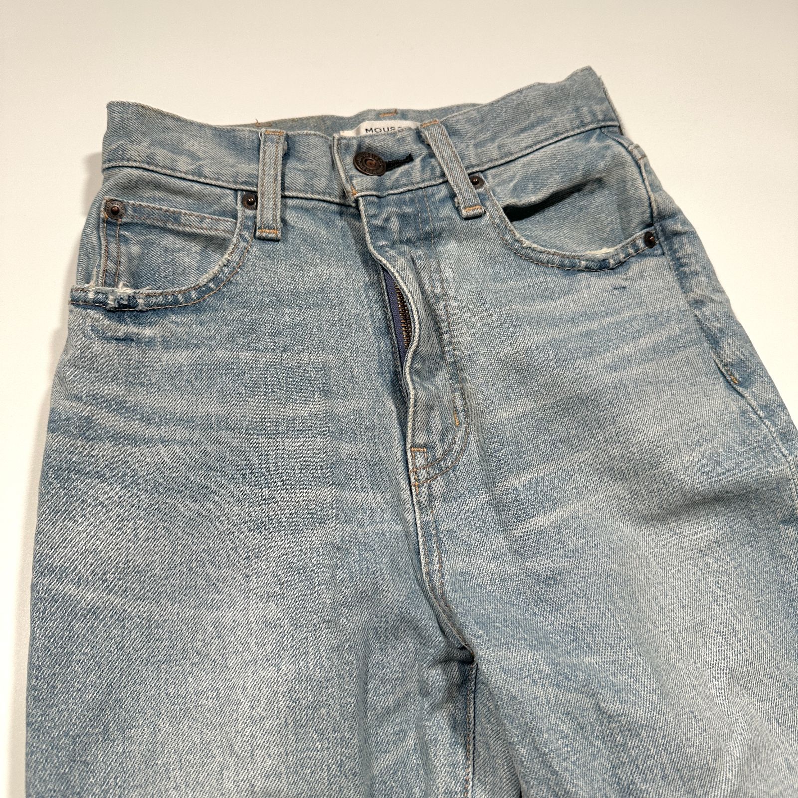 moussy マウジー デニム MVS FLARE 010GSA12-1680-3 ライトブルー size23