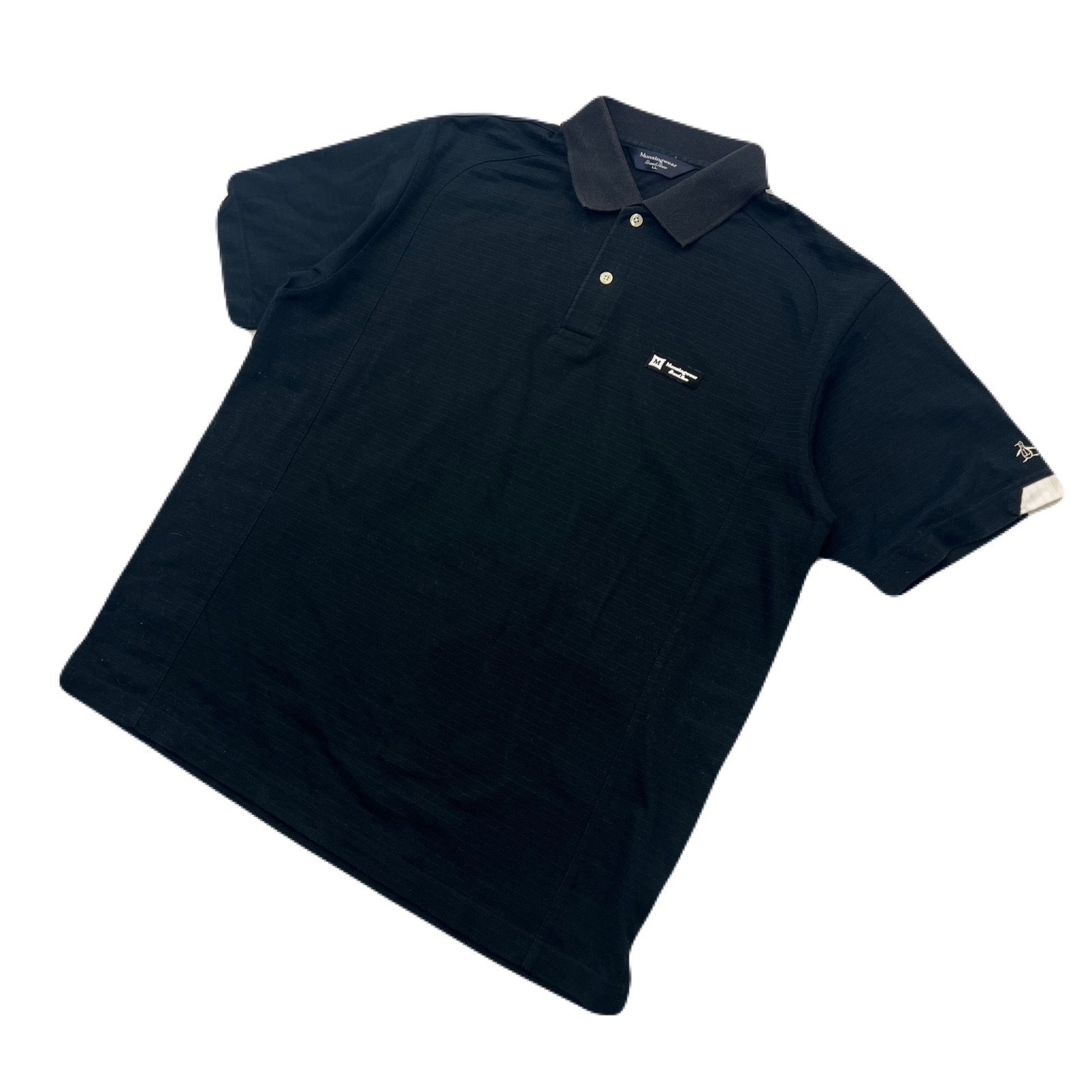 Munsingwear ポロシャツ メンズ LL ブラック 【 大きめ ゴルフ