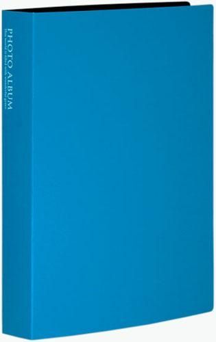 まとめ）セキセイ フォトアルバム＜高透明＞ Lサイズ160枚 ブルー KP