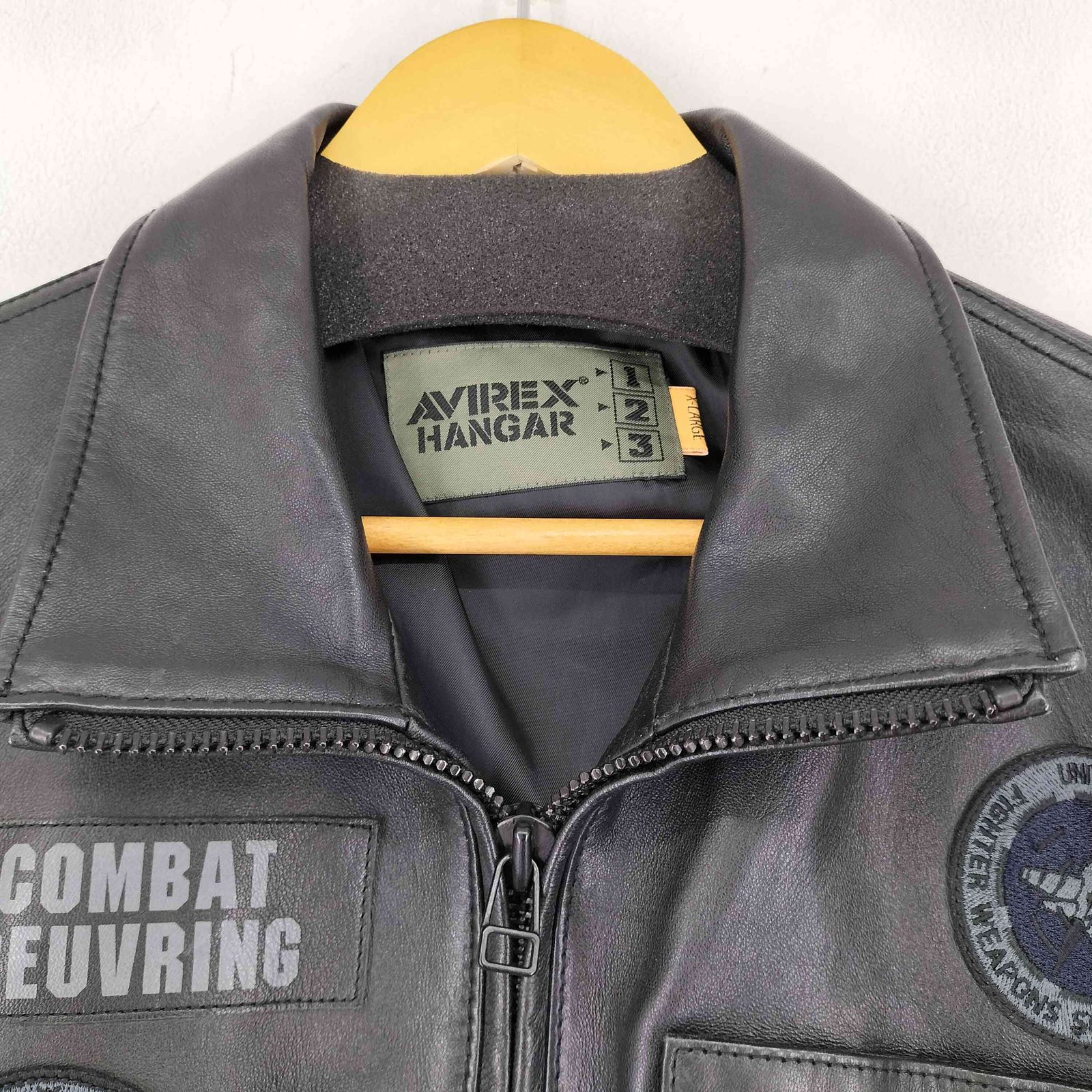 アヴィレックス AVIREX CWU LEATHER TOP GUN メンズ JPN：XL 楽天市場