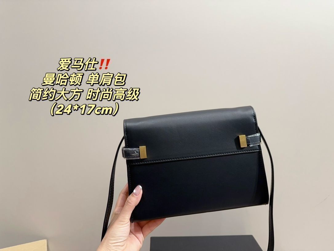 エルメスマンハッタンのショルダーバッグ、ハンドバッグ、ポーチ