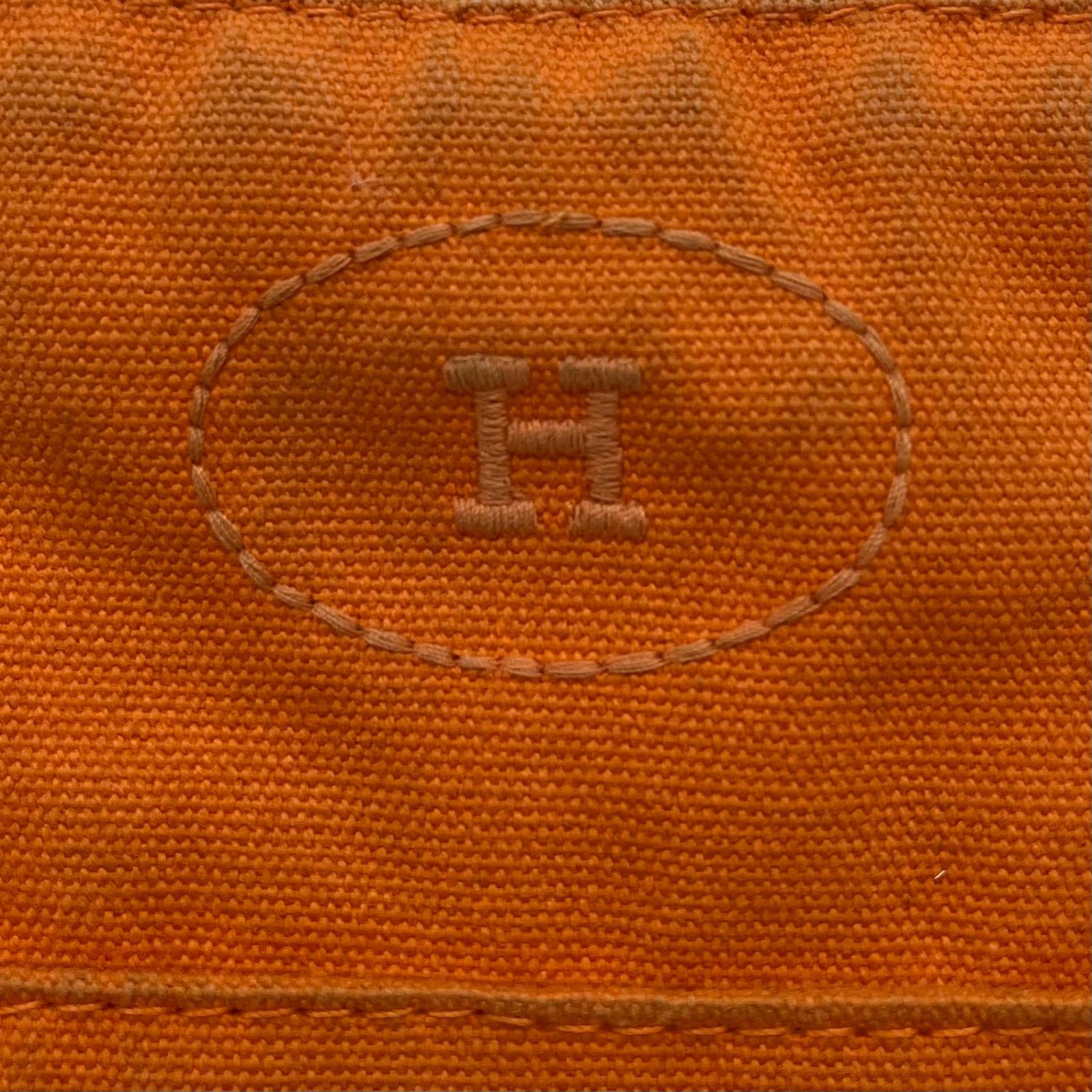 HERMES エルメス　ボリードポーチMM オレンジ系　美品　化粧ポーチ ボリード 新品同様 エルメス ボリードポーチ MM コスメティック