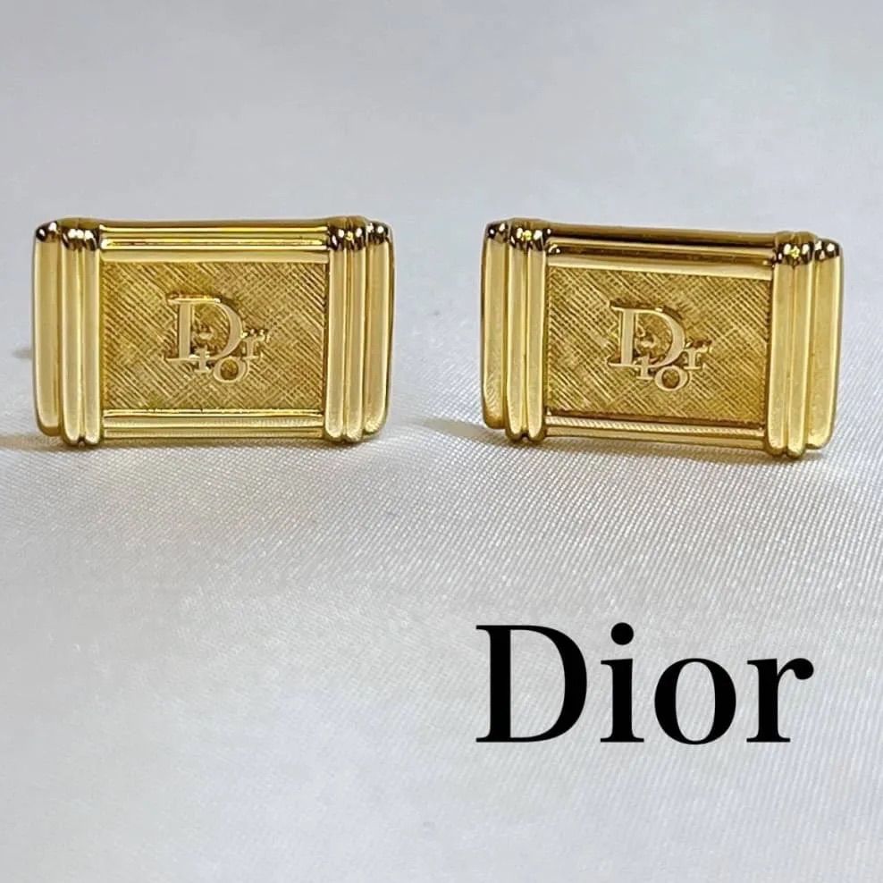 Christian Dior クリスチャンディオール カフス ゴールド - 小物