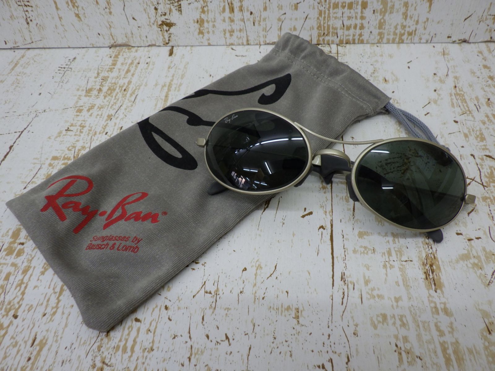 OLD RAY BAN オルズ オーバル サングラス 中古品