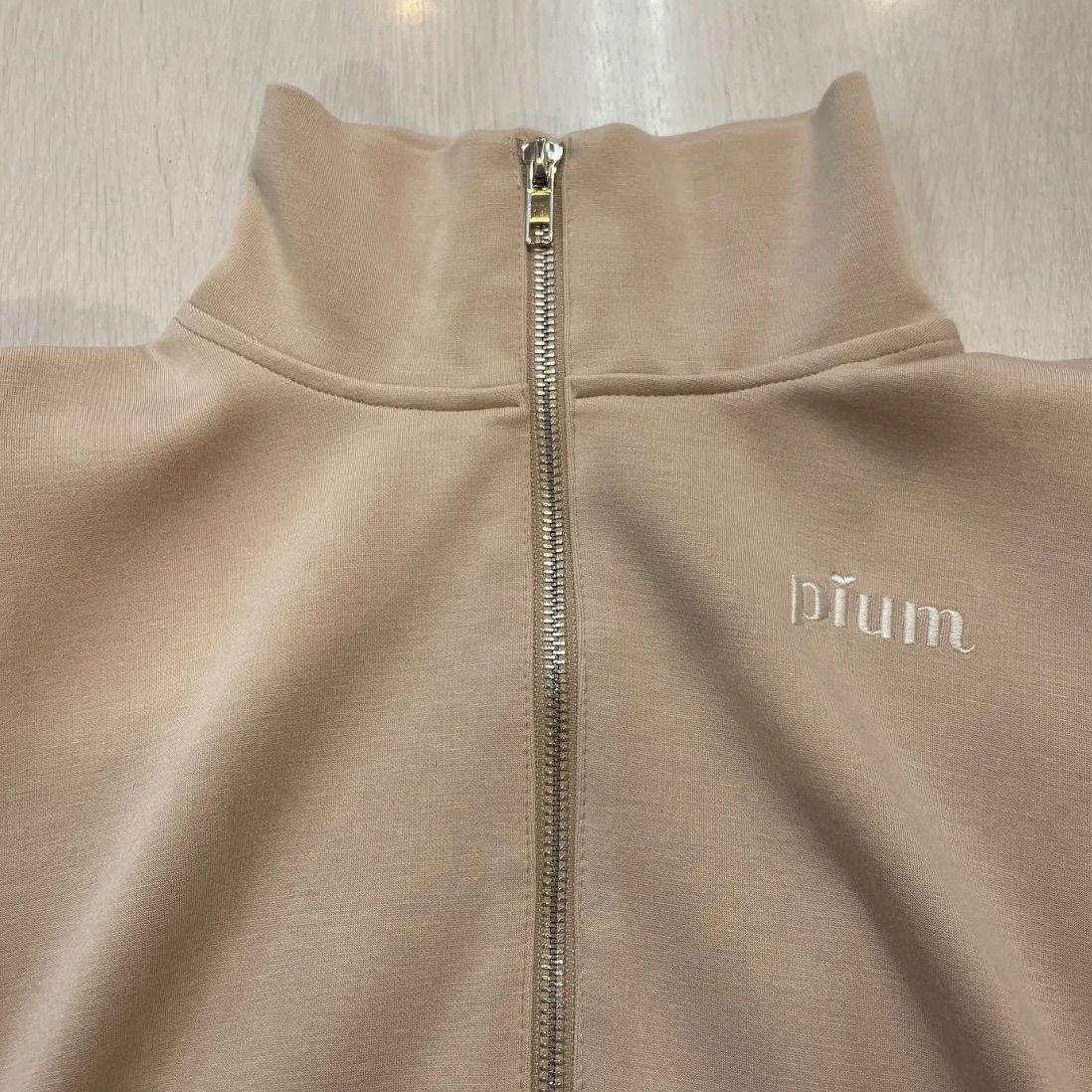 Pium ピウム ダブルライン ジャージミニワンピース サイズフリー