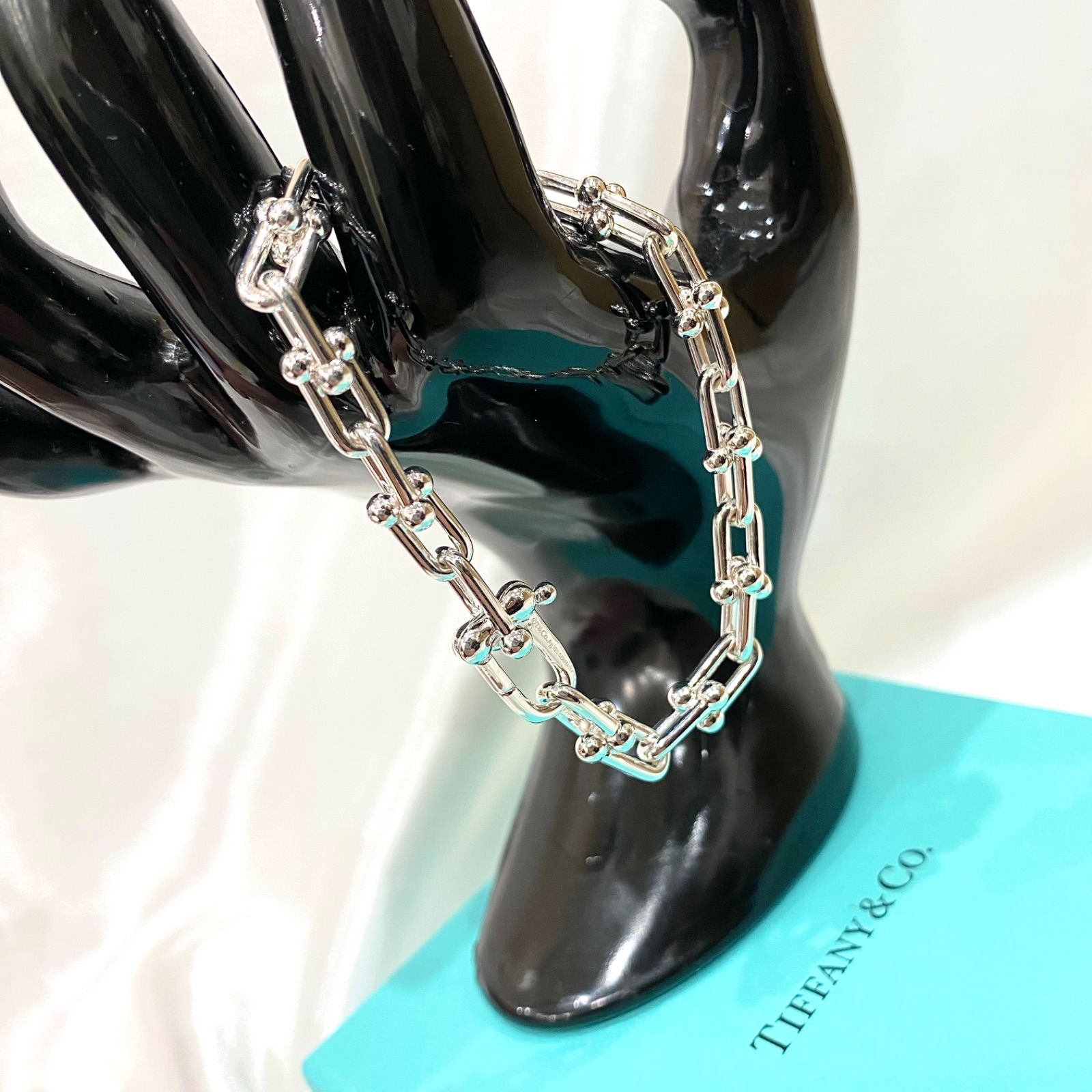 極美品【未使用】Tiffany ティファニー ハードウェア スモールリンク