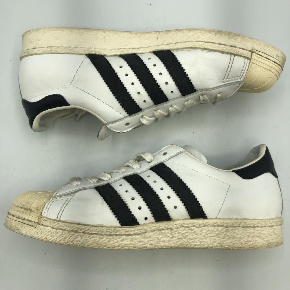 中古】adidas SUPERSTAR 80S サイズ23.5㎝ G61070 金ベロ アディダス スーパースター[17] - メルカリ