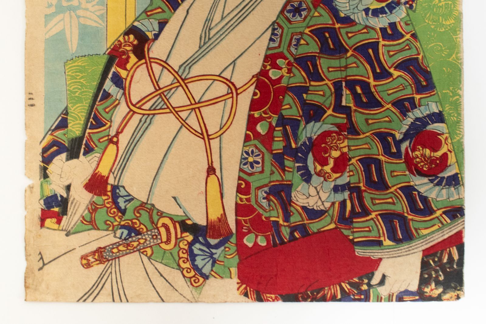 浮世絵　揚洲周延　揚州周延　木版画　歌舞伎絵　市川團十郎　骨董　アンティーク 浮世絵 揚洲周延 揚州周延 木版画 歌舞伎絵 市川團十郎 骨董