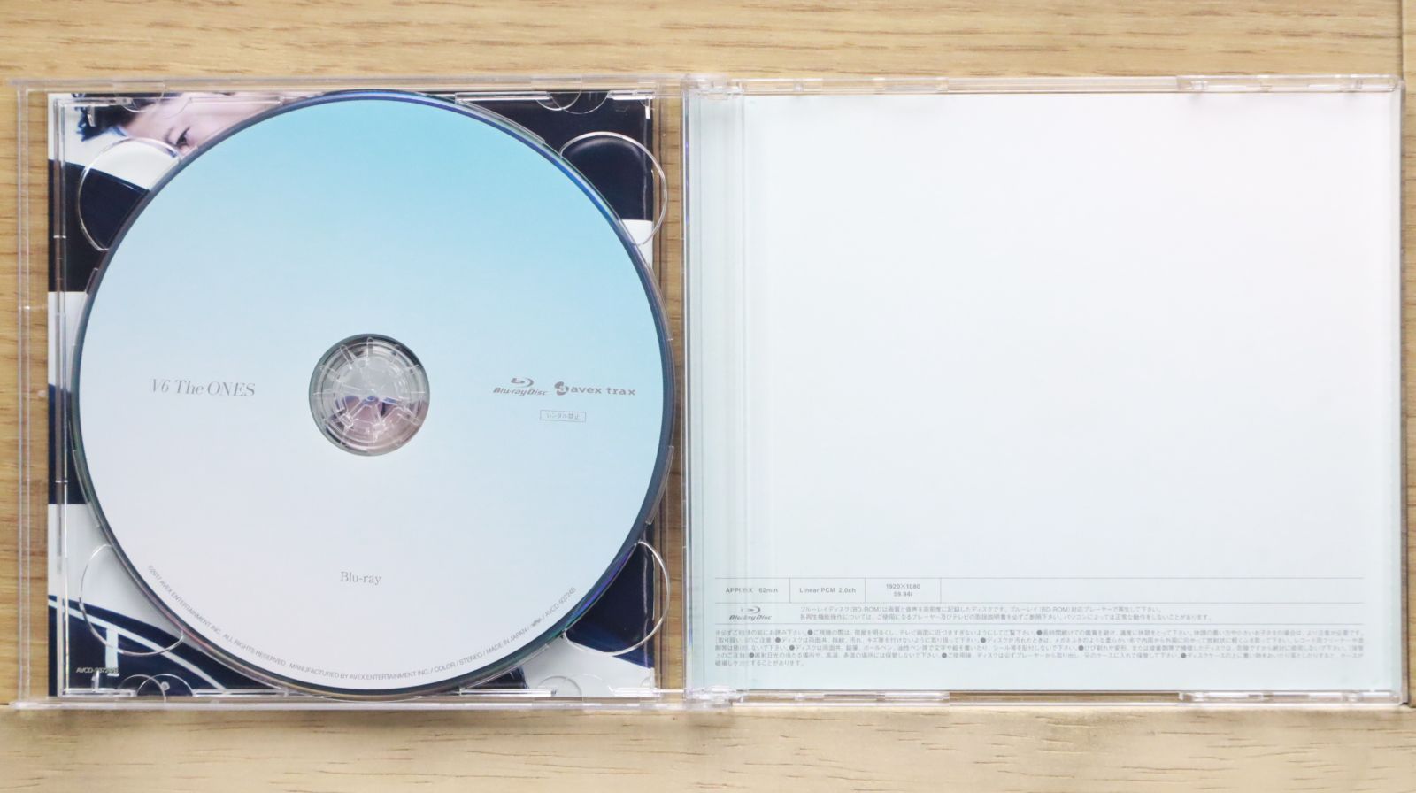 ミュージック V6 CD +Blu-ray 国内盤CD☆ブイシックス/V6□ The ONES(Blu-ray Disc付)(初回
