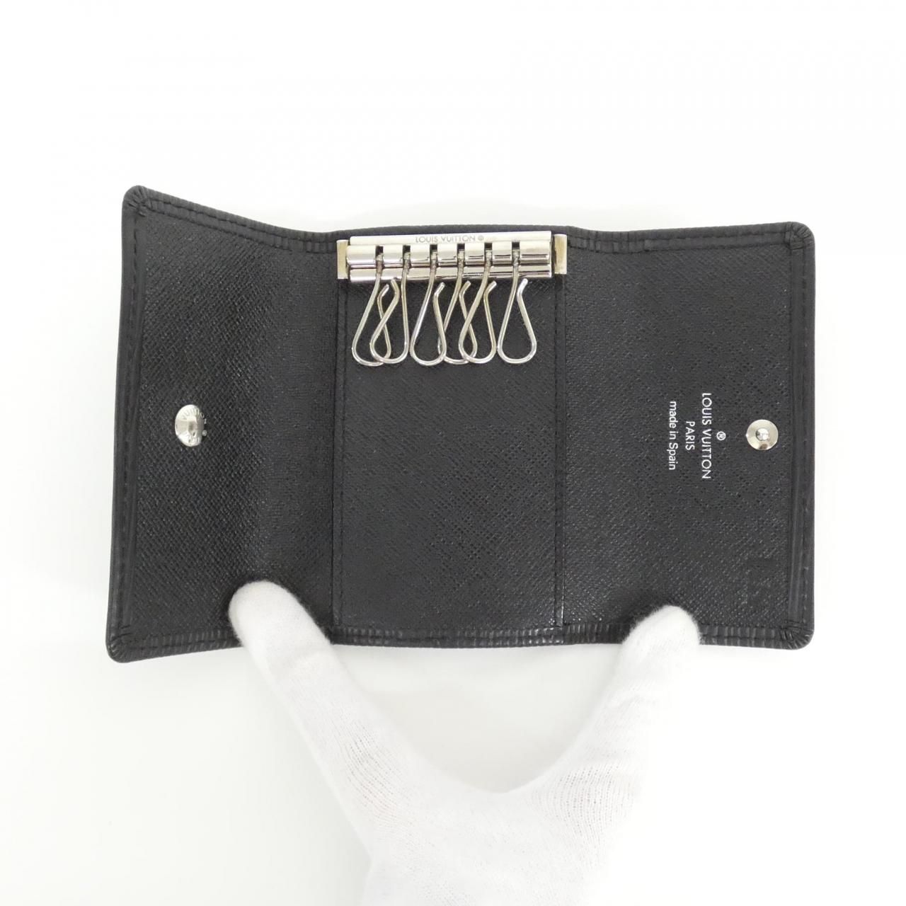 ルイヴィトン キーケースミュルティクレ 6 キーホルダー エピ ブラック