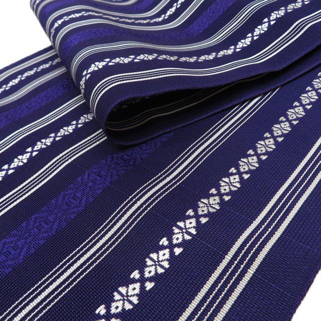 平和屋着物○西陣 川島織物 九寸開き名古屋帯 舞蝶文 黒地 金糸 正絹