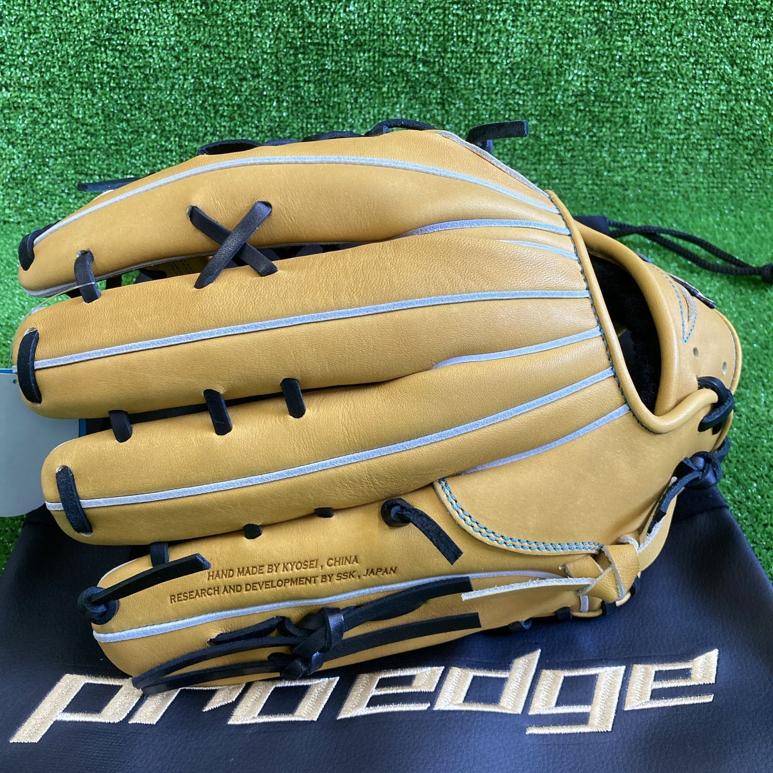 SSK プロエッジ 硬式グローブ 黒/黄色 SSK プロエッジ 硬式グローブ 黒/黄色