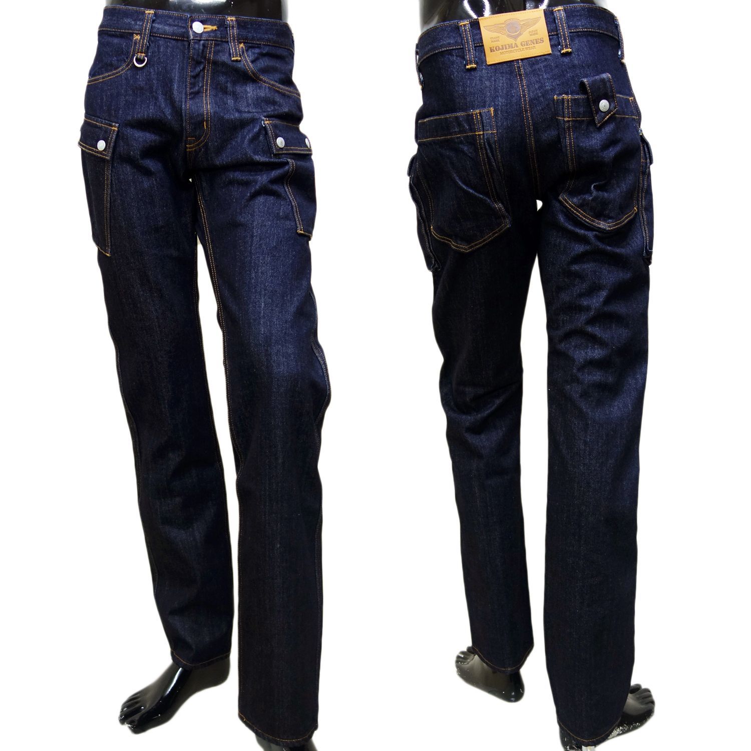 児島ジーンズ アメカジ 送料無料 児島ジーンズ カーゴ パンツ RNB-1127 インディゴ