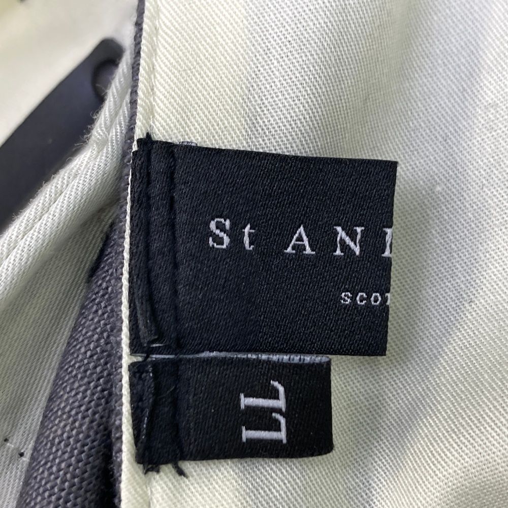 サイズ：LL ST ANDREWS セントアンドリュース  ストレッチパンツ 総柄 ブラック系 [240101484229] ゴルフウェア メンズ ストスト サイズ：LL ST ANDREWS セントアンドリュース ストレッチパンツ