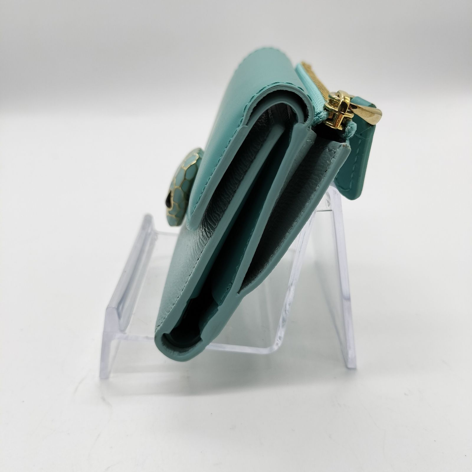 高貴なる神秘✨】 ブルガリ BVLGARI 三つ折財布 セルペンティ 高貴なる神秘✨】 ブルガリ BVLGARI 三つ折財布 セルペンティ