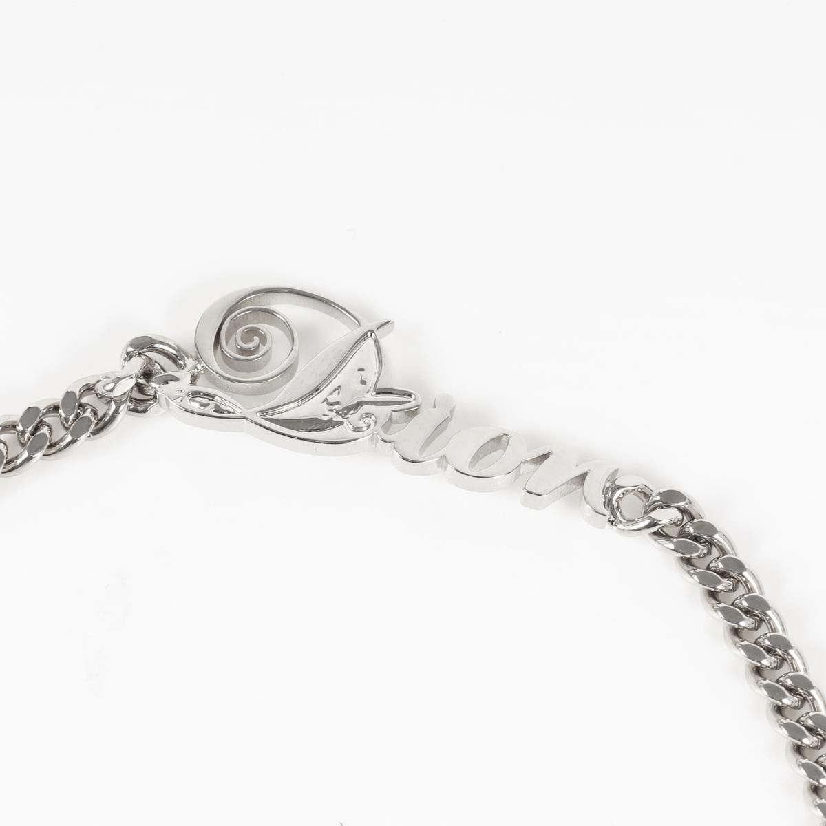 【極美品】　クリスチャンディオール　ブレスレット　パドロック　鍵　ロゴ　シルバー Dior - ディオール Dior Yoon Ahnデザイン パドロック 鍵