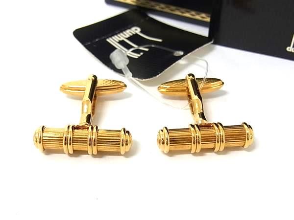 ☆dunhill ダンヒル カフリンクス ビジネス ゴールドカラー □新品□未使用□ dunhill ダンヒル カフス カフリンクス