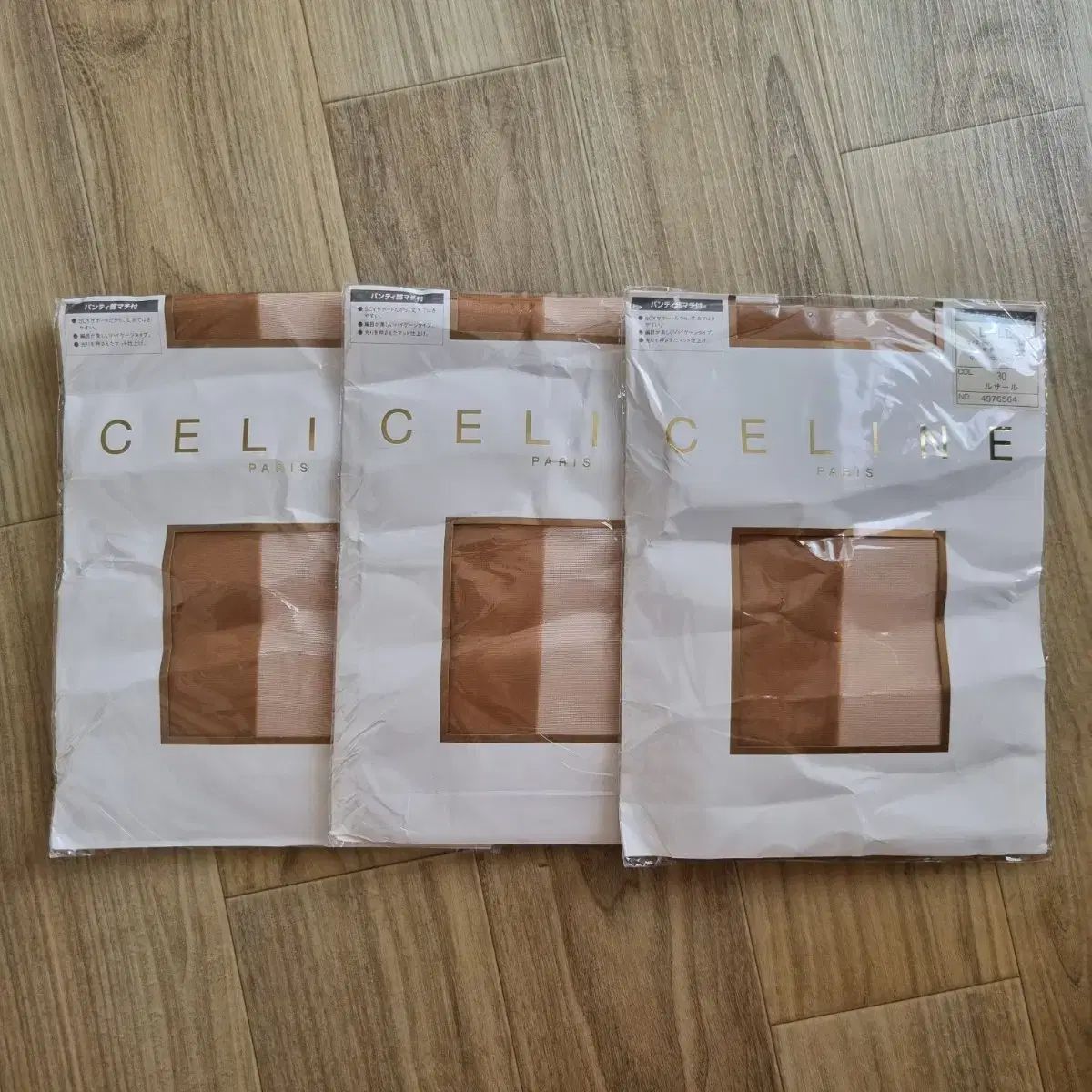 日本からの輸入 Celine セリーヌ CELINE パンスト 3 チャン イルクワット L LL