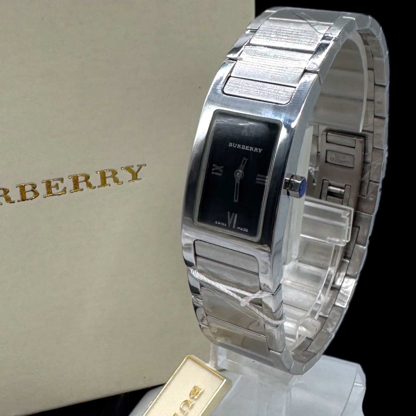 【電池交換済み】BURBERRY バーバリー 14000L 腕時計 シルバー 新品電池稼働品 未使用品 BURBERRY バーバリー 14000L メンズ腕時計 SS