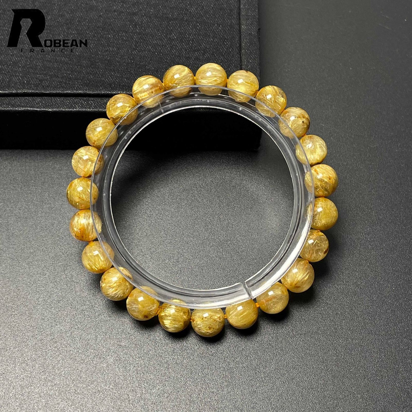 満針ルチルクォーツ ブレスレット