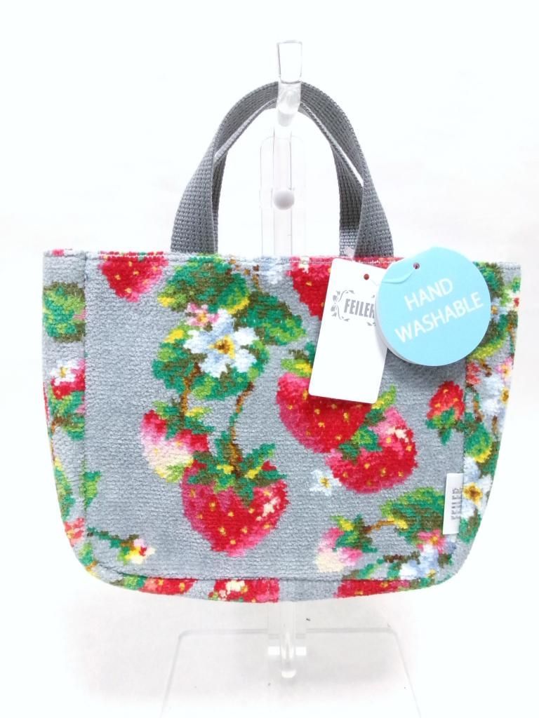 FEILER フェイラー　いちご柄 手洗い可能 バッグ　未使用品 フェイラーのギフトコンセプトショップ「LOVERARY BY FEILER」初
