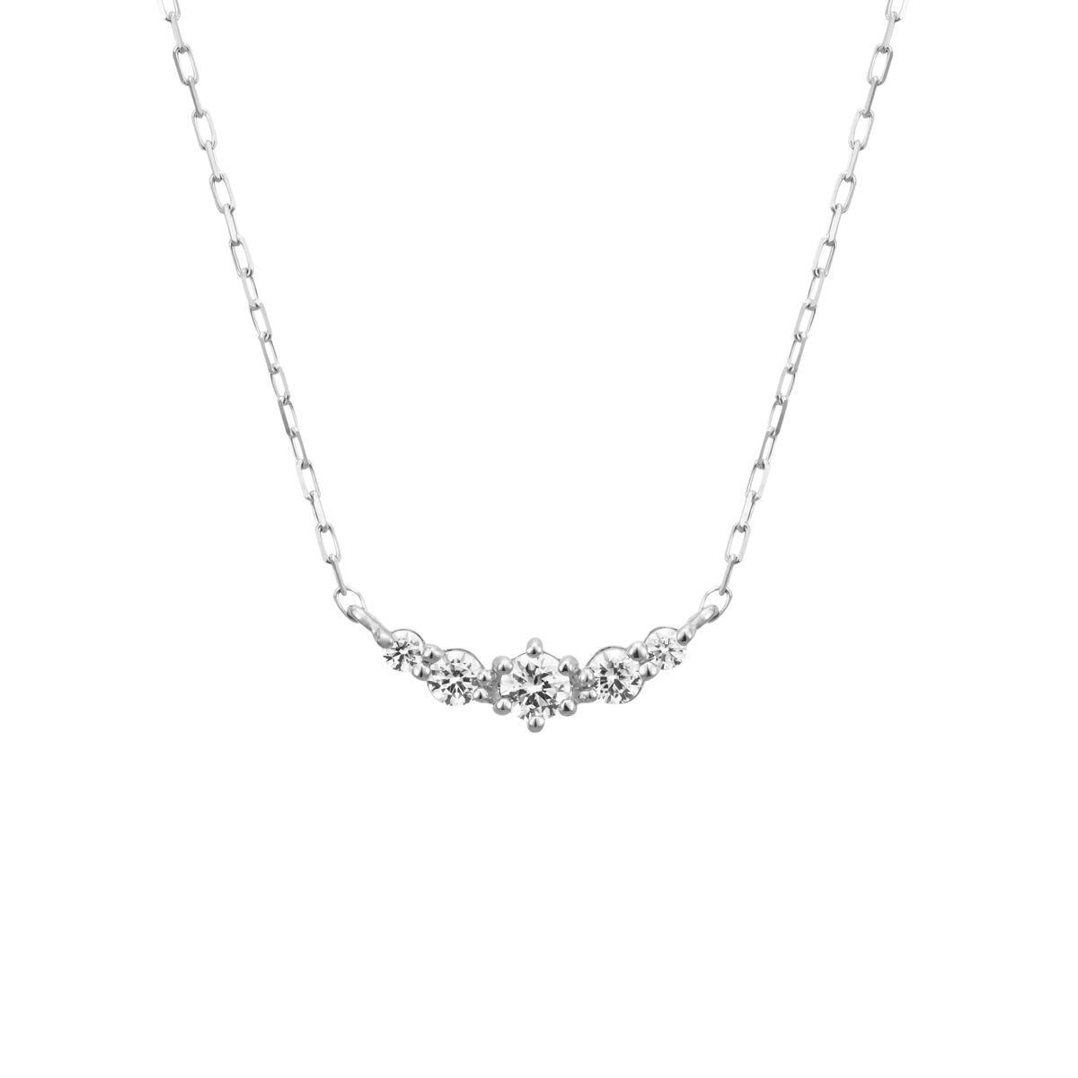 数量 4℃ ヨンドシー K10ホワイトゴールド WG ネックレス 111646123210
