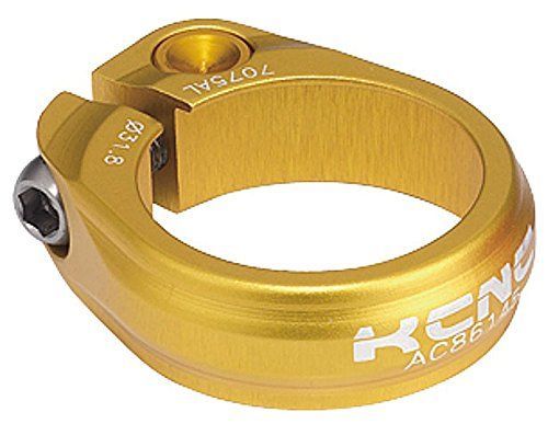 Size クランプ径31.8mm_Color ゴールド ケーシーエヌシー KCNC 自転車 軽量 シートポストクランプ ロードプロ チタンボルト 31.8MM ゴールド