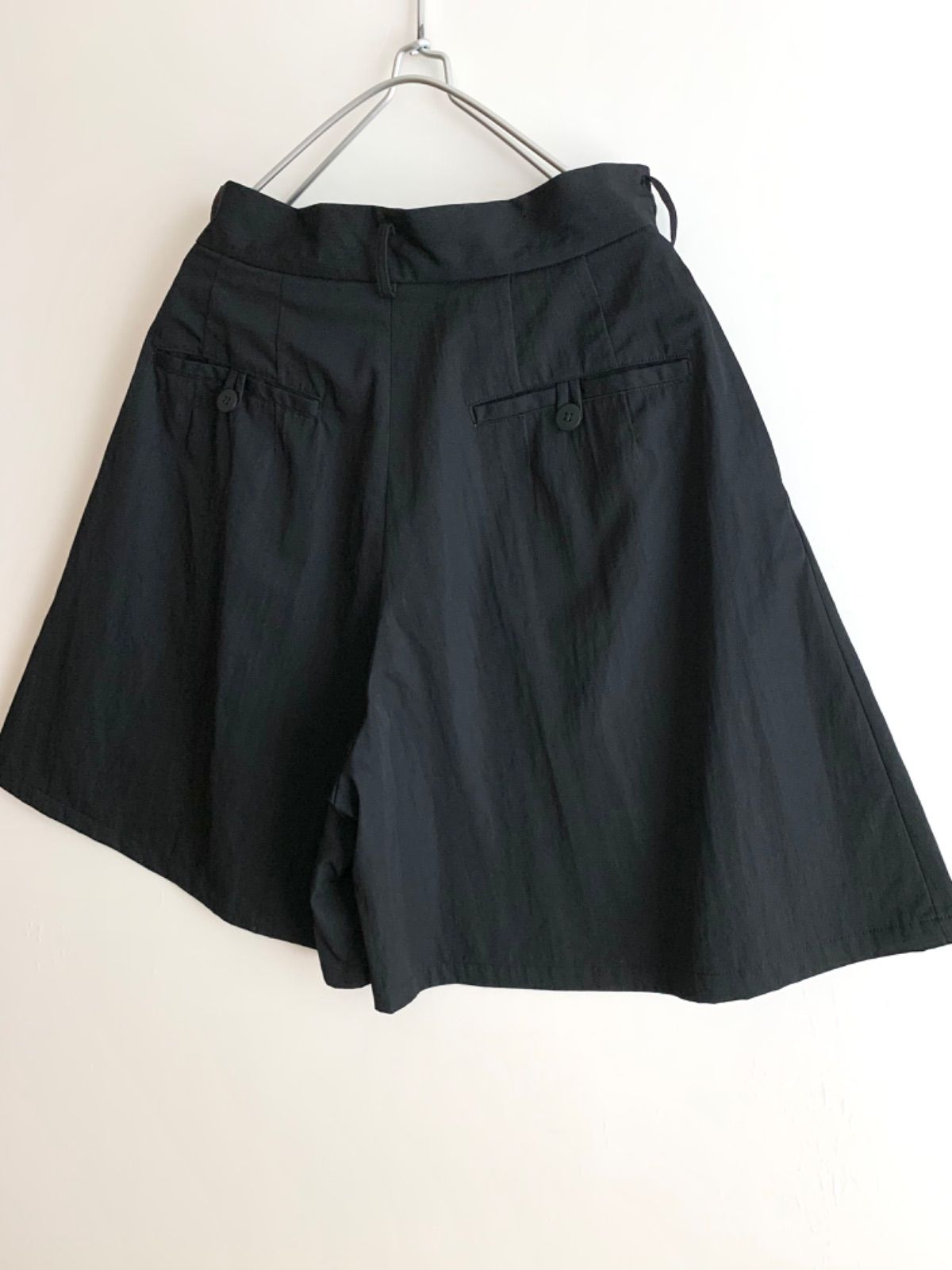 11aw Y's yohji yamamoto ワイズ ウールギャバ ナイロン混キュロット