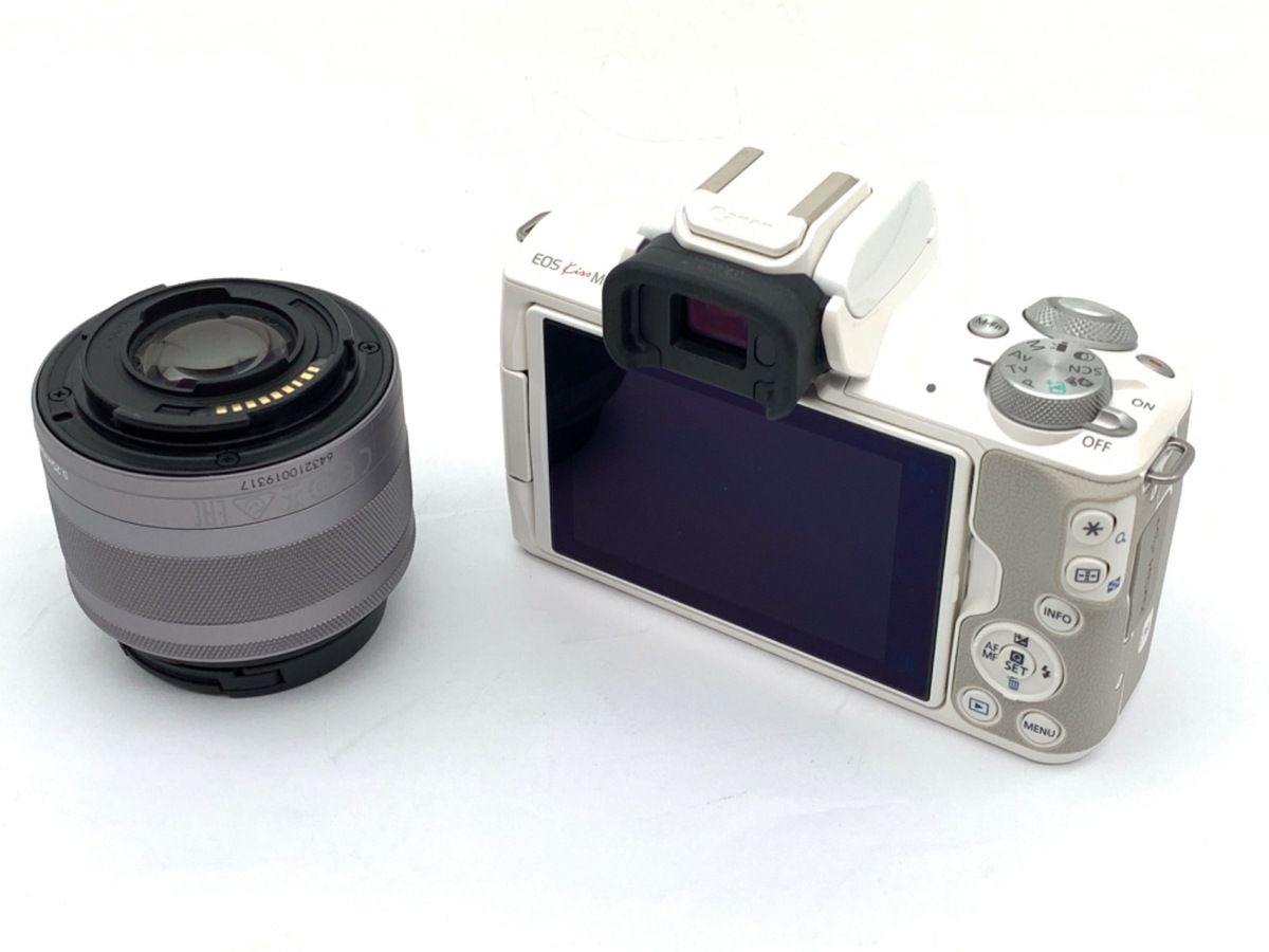 Canon EOS KISS M EF-M15-45 IS STM レンズキ… 美品！キヤノン Canon