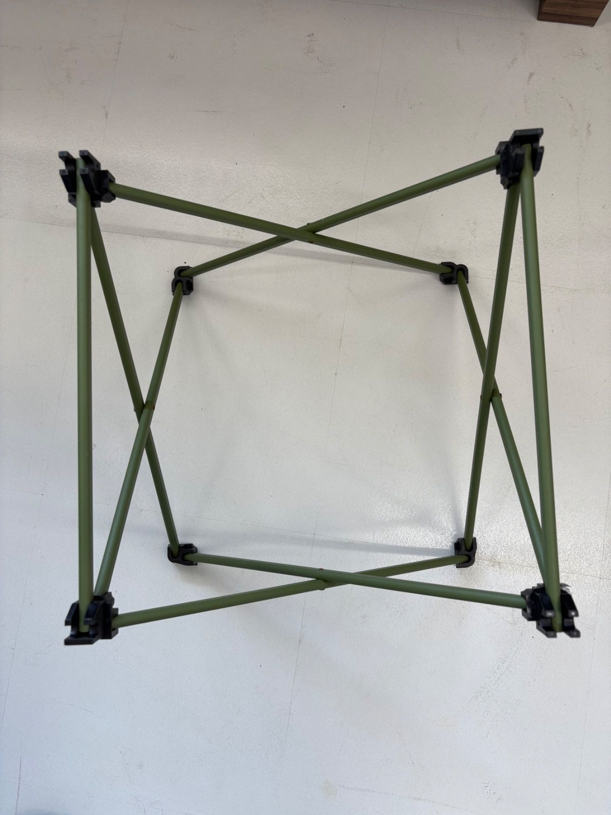 折りたたみ式アウトドアテーブル オリーブグリーン 折りたたみテーブル オリーブグリーン◇アウトドア キャンプ