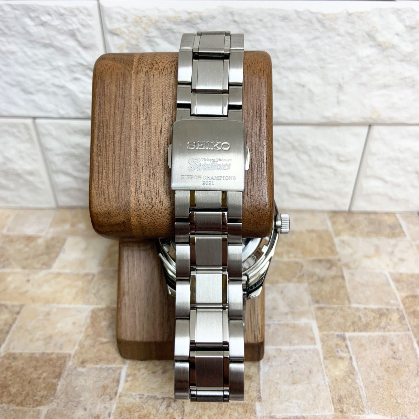 美品】 SEIKO PRESAGE SARF003 自動巻き GMT グリーン 裏スケ  