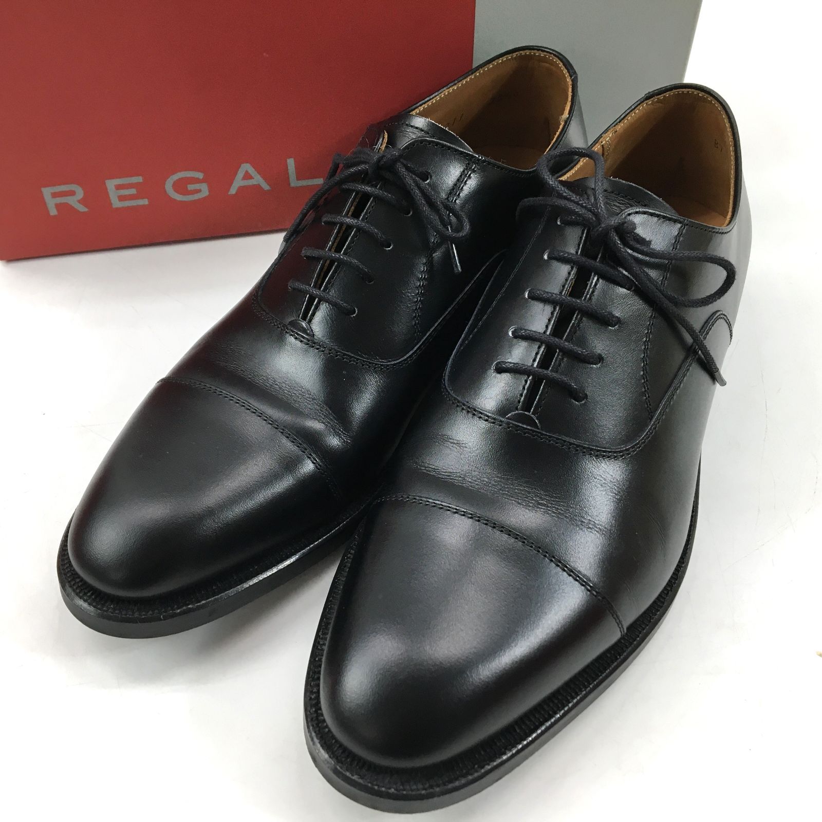 REGAL リーガル ビジネスシューズ ドレスシューズ 革靴 24 1|2c ブラック 黒 レザー B7J 5927 W311 き 25d菊-
